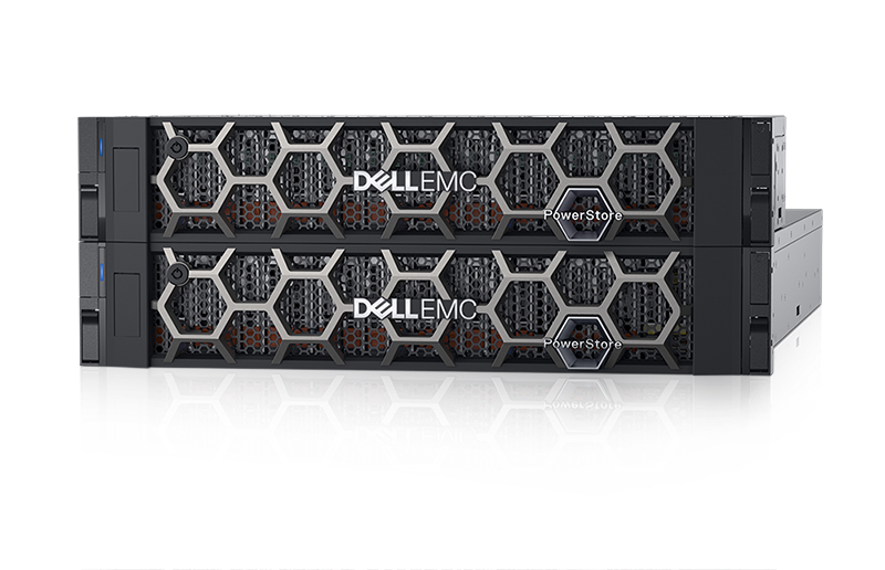 An image of the Dell PowerStore family of cloud storage solutions